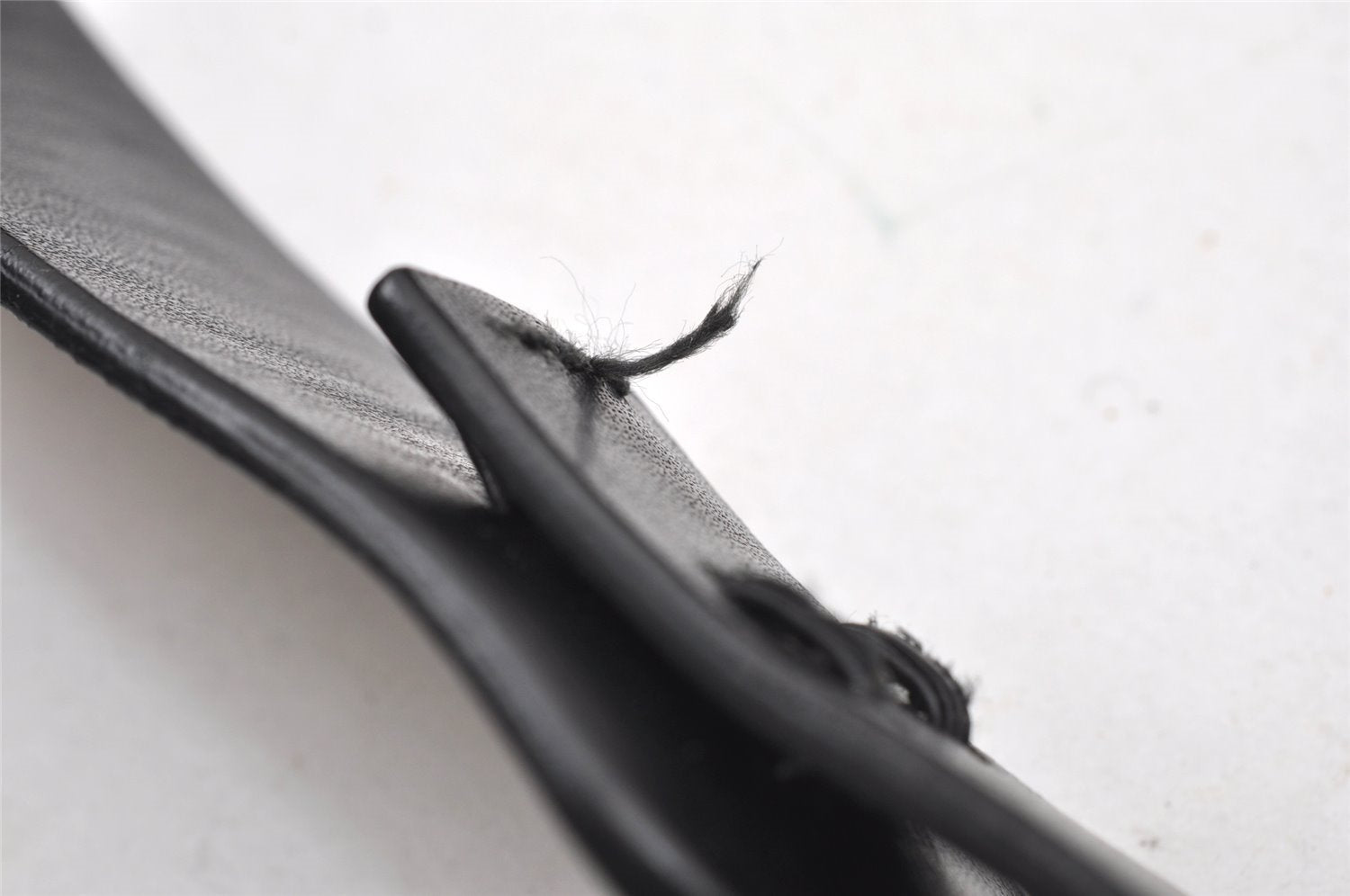 Authentic GUCCI Vintage Shoulder Tote Bag GG Canvas Leather 106242 Black 9186I