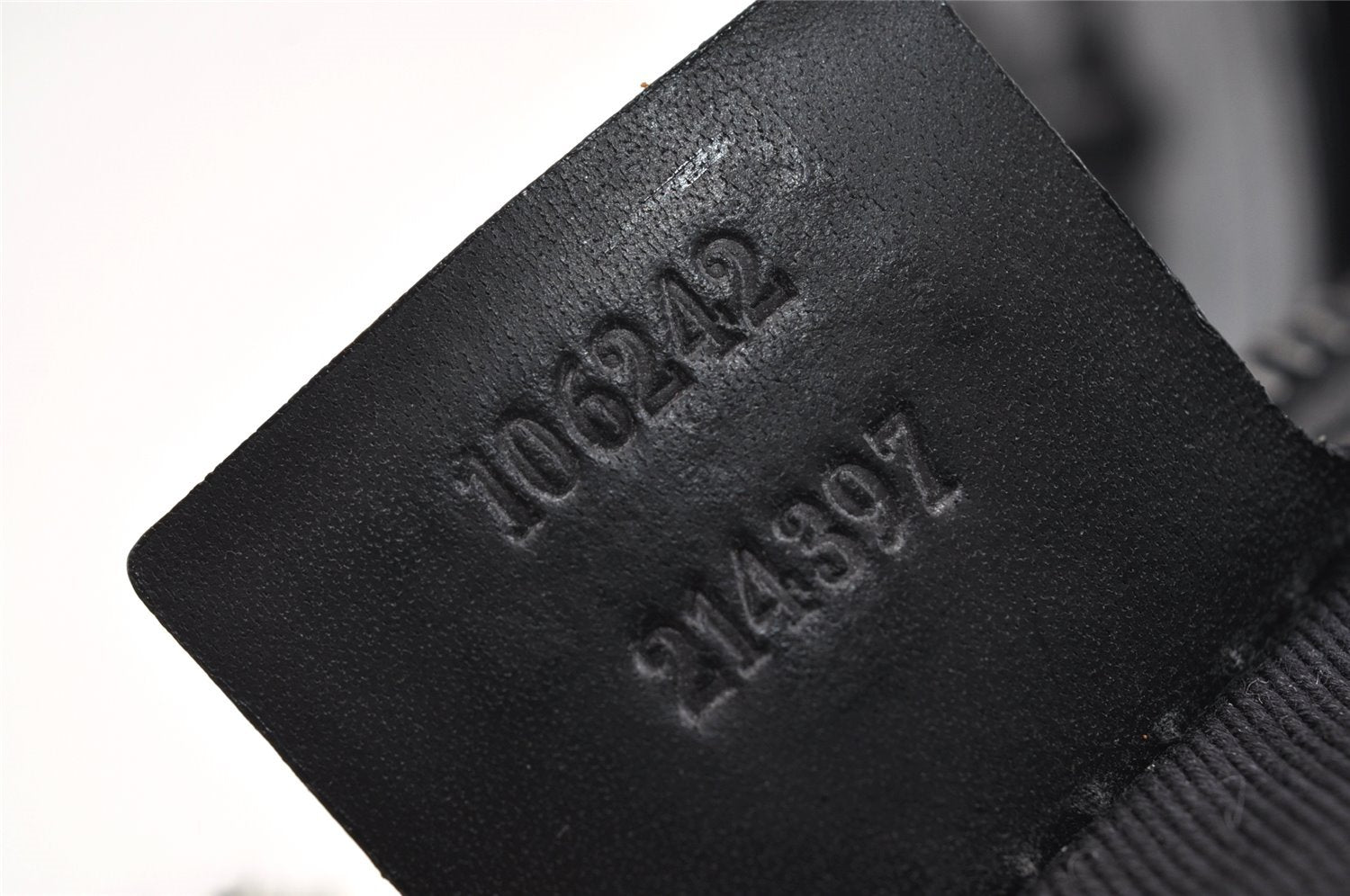 Authentic GUCCI Vintage Shoulder Tote Bag GG Canvas Leather 106242 Black 9186I