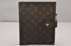 Authentic Louis Vuitton Monogram Agenda GM Notebook Cover R20106 LV 9188I