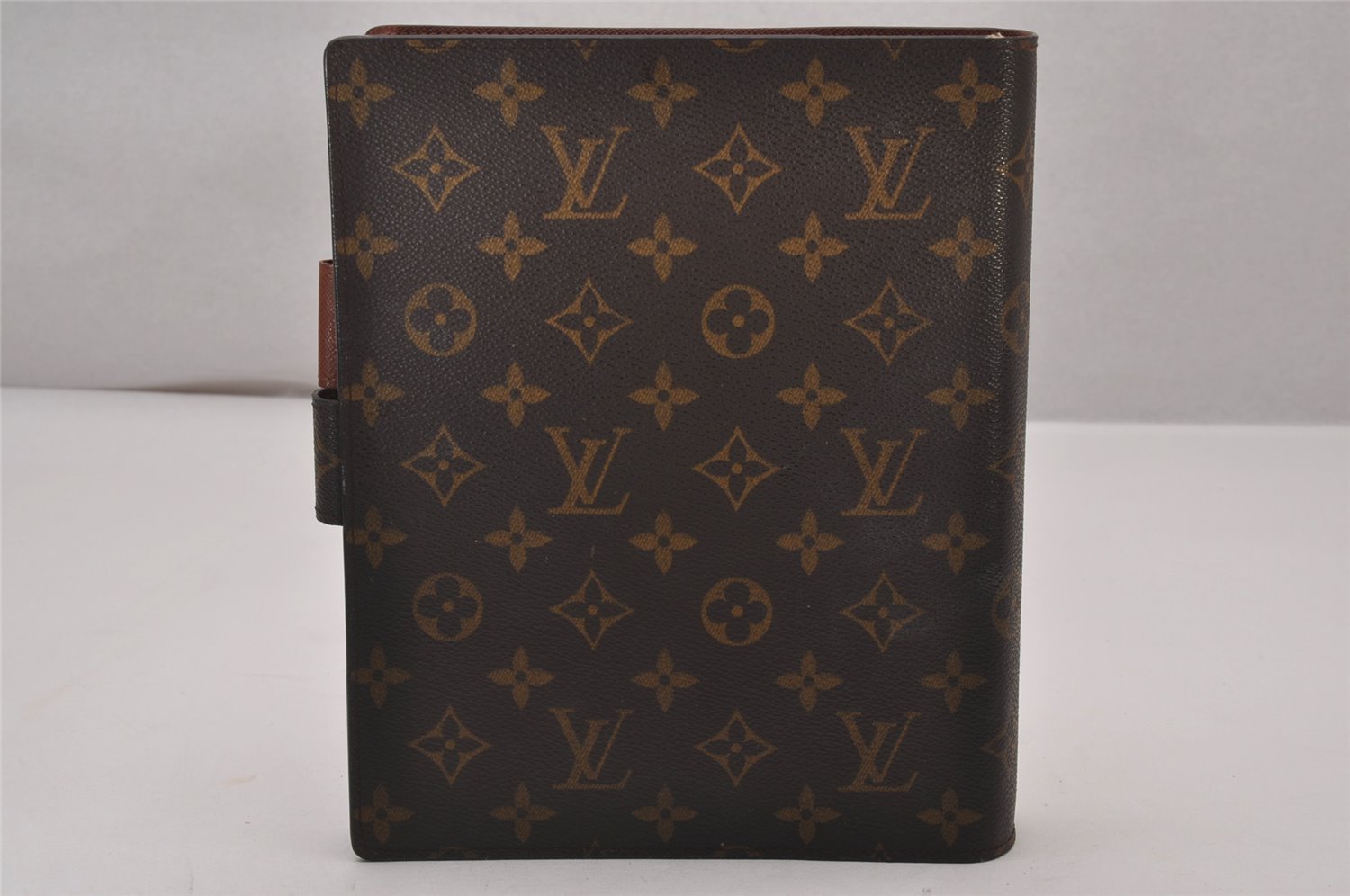 Authentic Louis Vuitton Monogram Agenda GM Notebook Cover R20106 LV 9188I