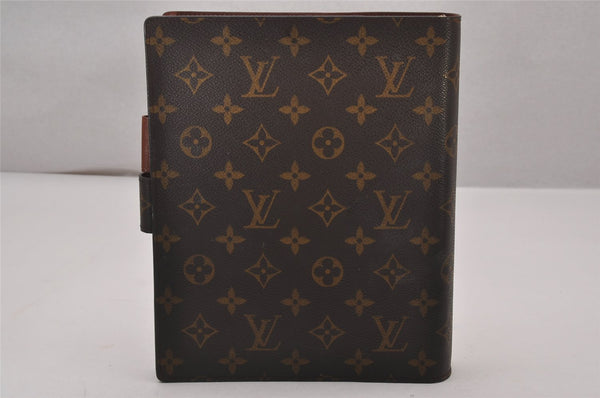 Authentic Louis Vuitton Monogram Agenda GM Notebook Cover R20106 LV 9188I