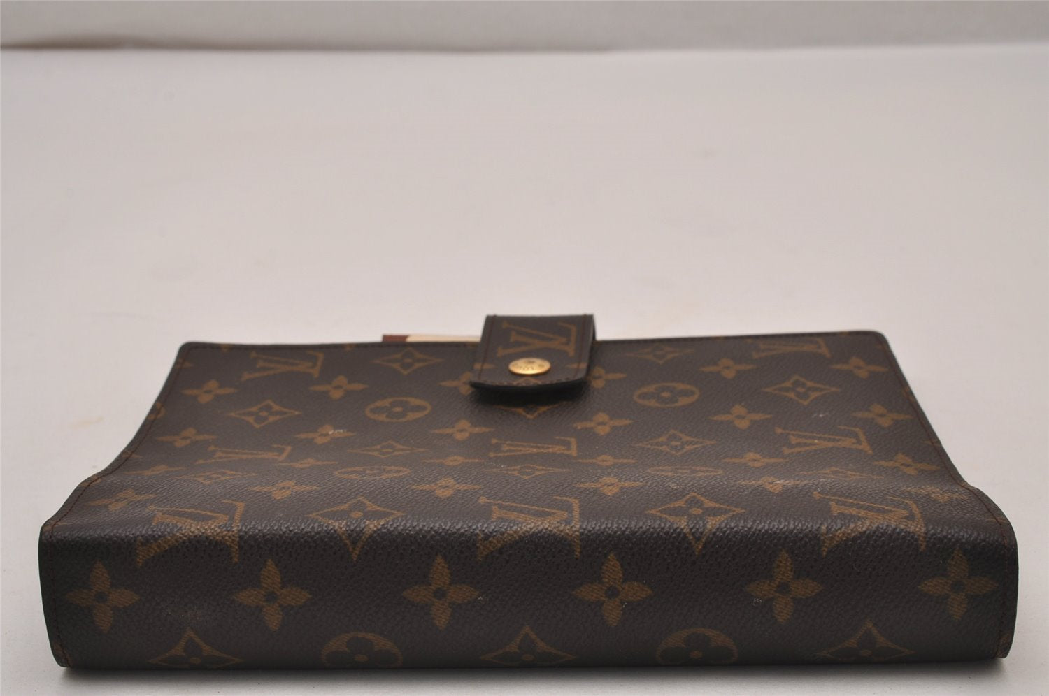 Authentic Louis Vuitton Monogram Agenda GM Notebook Cover R20106 LV 9188I