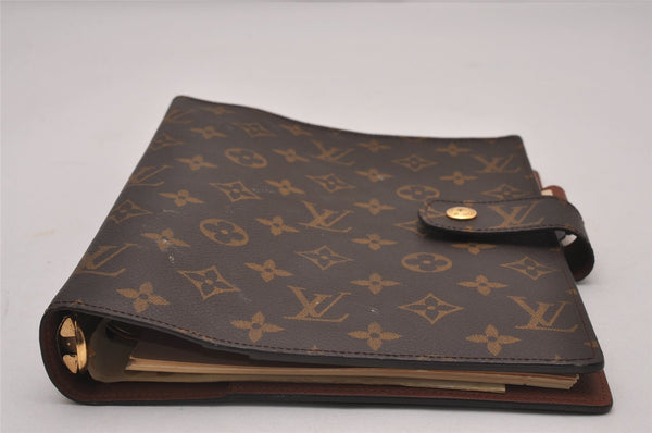 Authentic Louis Vuitton Monogram Agenda GM Notebook Cover R20106 LV 9188I