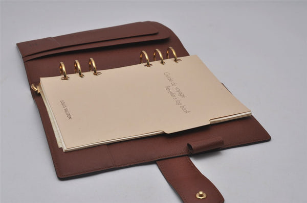 Authentic Louis Vuitton Monogram Agenda GM Notebook Cover R20106 LV 9188I