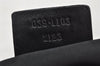 Authentic GUCCI Hand Bag Pouch Purse GG Canvas Leather 0391103 Black 9189I