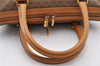 Authentic GUCCI Micro GG PVC Leather 2Way Shoulder Hand Bag Brown Junk 9190I