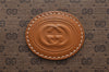 Authentic GUCCI Micro GG PVC Leather 2Way Shoulder Hand Bag Brown Junk 9190I