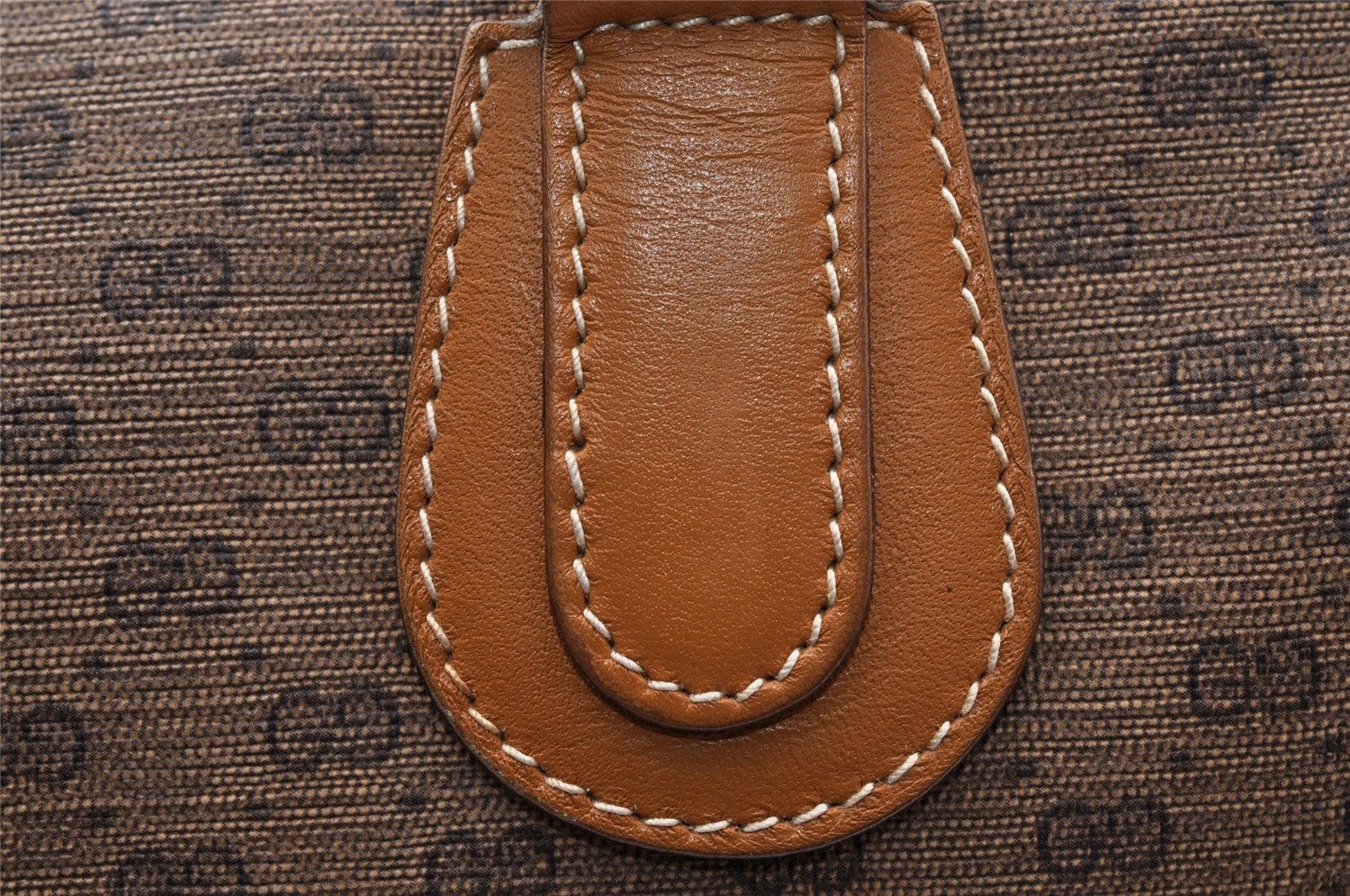 Authentic GUCCI Micro GG PVC Leather 2Way Shoulder Hand Bag Brown Junk 9190I