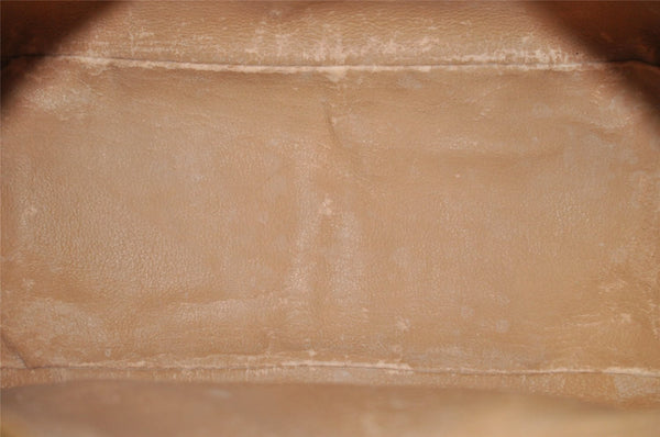 Authentic GUCCI Micro GG PVC Leather 2Way Shoulder Hand Bag Brown Junk 9190I