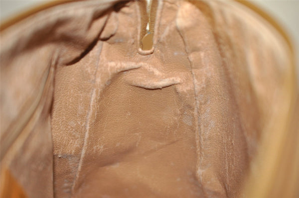 Authentic GUCCI Micro GG PVC Leather 2Way Shoulder Hand Bag Brown Junk 9190I