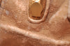 Authentic GUCCI Micro GG PVC Leather 2Way Shoulder Hand Bag Brown Junk 9190I