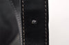 Authentic GUCCI Shoulder Drawstring Cross Bag Canvas Leather Black Junk 9191I