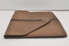 Authentic GUCCI Vintage Web Sherry Line Document Case Leather Brown 9192I