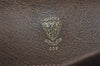 Authentic GUCCI Vintage Web Sherry Line Document Case Leather Brown 9192I