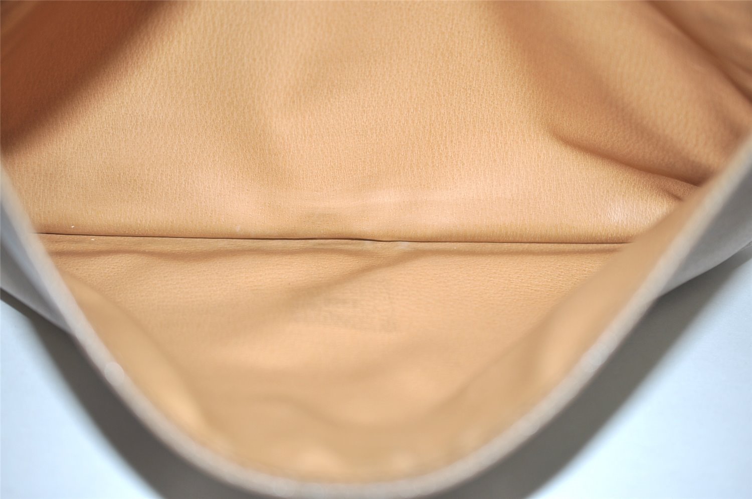 Authentic GUCCI Vintage Web Sherry Line Document Case Leather Brown 9192I