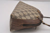 Authentic GUCCI 2Way Shoulder Cross Body Purse GG PVC Leather Brown 9193I