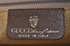 Authentic GUCCI 2Way Shoulder Cross Body Purse GG PVC Leather Brown 9193I