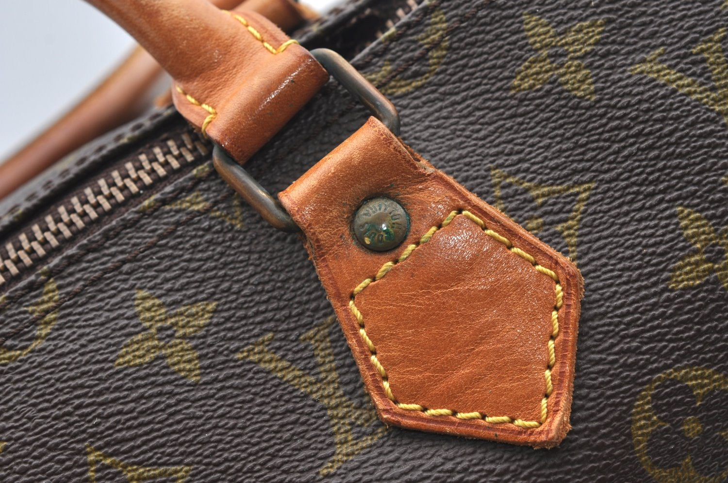 Auth Louis Vuitton Monogram Speedy 35 Hand Boston Bag Old Model LV Junk 9195H