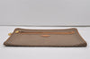 Authentic GUCCI Micro GG PVC Leather Clutch Documents Case Purse Brown 9195I