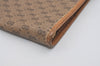 Authentic GUCCI Micro GG PVC Leather Clutch Documents Case Purse Brown 9195I