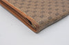Authentic GUCCI Micro GG PVC Leather Clutch Documents Case Purse Brown 9195I