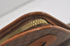 Authentic GUCCI Micro GG PVC Leather Clutch Documents Case Purse Brown 9195I