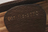 Authentic GUCCI Shoulder Cross Body Bag Purse GG PVC Leather Brown 9196I