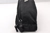 Authentic PRADA Vintage Nylon Tessuto Waist Body Bag Purse Black 9198I