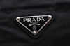 Authentic PRADA Vintage Nylon Tessuto Waist Body Bag Purse Black 9198I