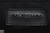 Authentic BALENCIAGA BB Monogram Shoulder Hand Bag Canvas Leather Black 9199I