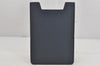 Authentic CELINE iPhone Smart Phone Soft Case Purse Leather Navy Blue 9199J