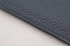 Authentic CELINE iPhone Smart Phone Soft Case Purse Leather Navy Blue 9199J