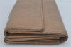 Authentic Christian Dior Cannage Leather Bifold Long Wallet Purse Beige CD 9200J