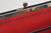 Authentic CELINE Vintage Long Wallet Purse Leather Black 9201J