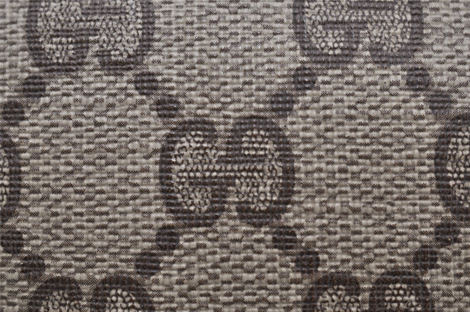 Authentic GUCCI Shoulder Cross Body Bag Purse GG PVC Leather Brown Junk 9202I