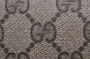 Authentic GUCCI Shoulder Cross Body Bag Purse GG PVC Leather Brown Junk 9202I