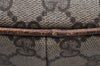 Authentic GUCCI Shoulder Cross Body Bag Purse GG PVC Leather Brown Junk 9202I