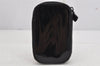 Authentic CHANEL Vintage Novelty Nail Care Kit Pouch Purse Enamel Black 9202J