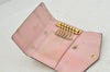 Authentic Louis Vuitton Vernis Multicles 6 Hooks Key Case M61233 Beige 9203J