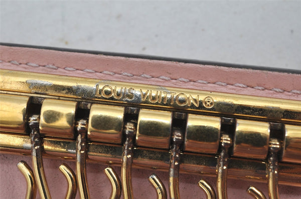 Authentic Louis Vuitton Vernis Multicles 6 Hooks Key Case M61233 Beige 9203J