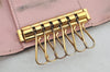 Authentic Louis Vuitton Vernis Multicles 6 Hooks Key Case M61233 Beige 9203J