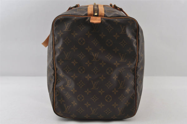 Authentic Louis Vuitton Monogram Sac Souple55 Hand Boston Bag M41622 LV 9204I