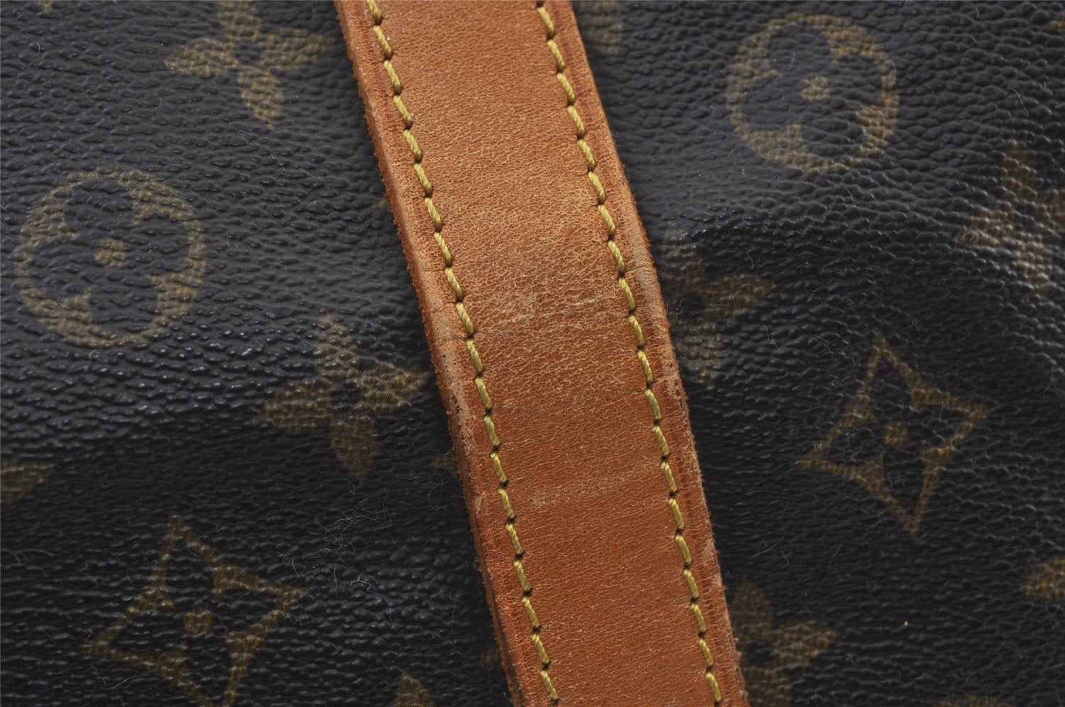 Authentic Louis Vuitton Monogram Sac Souple55 Hand Boston Bag M41622 LV 9204I