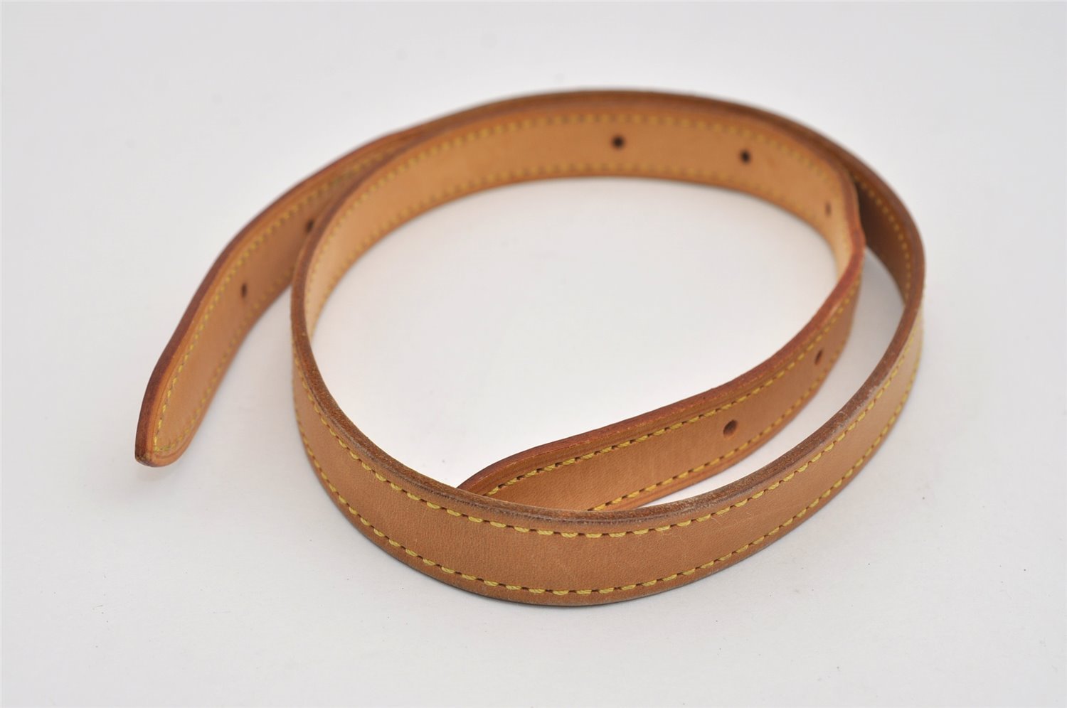 Authentic Louis Vuitton Leather Shoulder Strap For Bucket GM 31.9