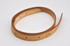 Authentic Louis Vuitton Leather Shoulder Strap For Bucket GM 31.9" Beige 9205I