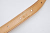 Authentic Louis Vuitton Leather Shoulder Strap For Bucket GM 31.9" Beige 9205I