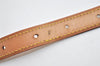 Authentic Louis Vuitton Leather Shoulder Strap For Bucket GM 31.9" Beige 9205I