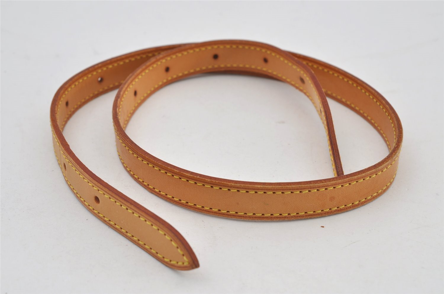 Authentic Louis Vuitton Leather Shoulder Strap For Bucket GM 31.9