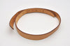 Authentic Louis Vuitton Leather Shoulder Strap For Bucket GM 31.9" Beige 9207I