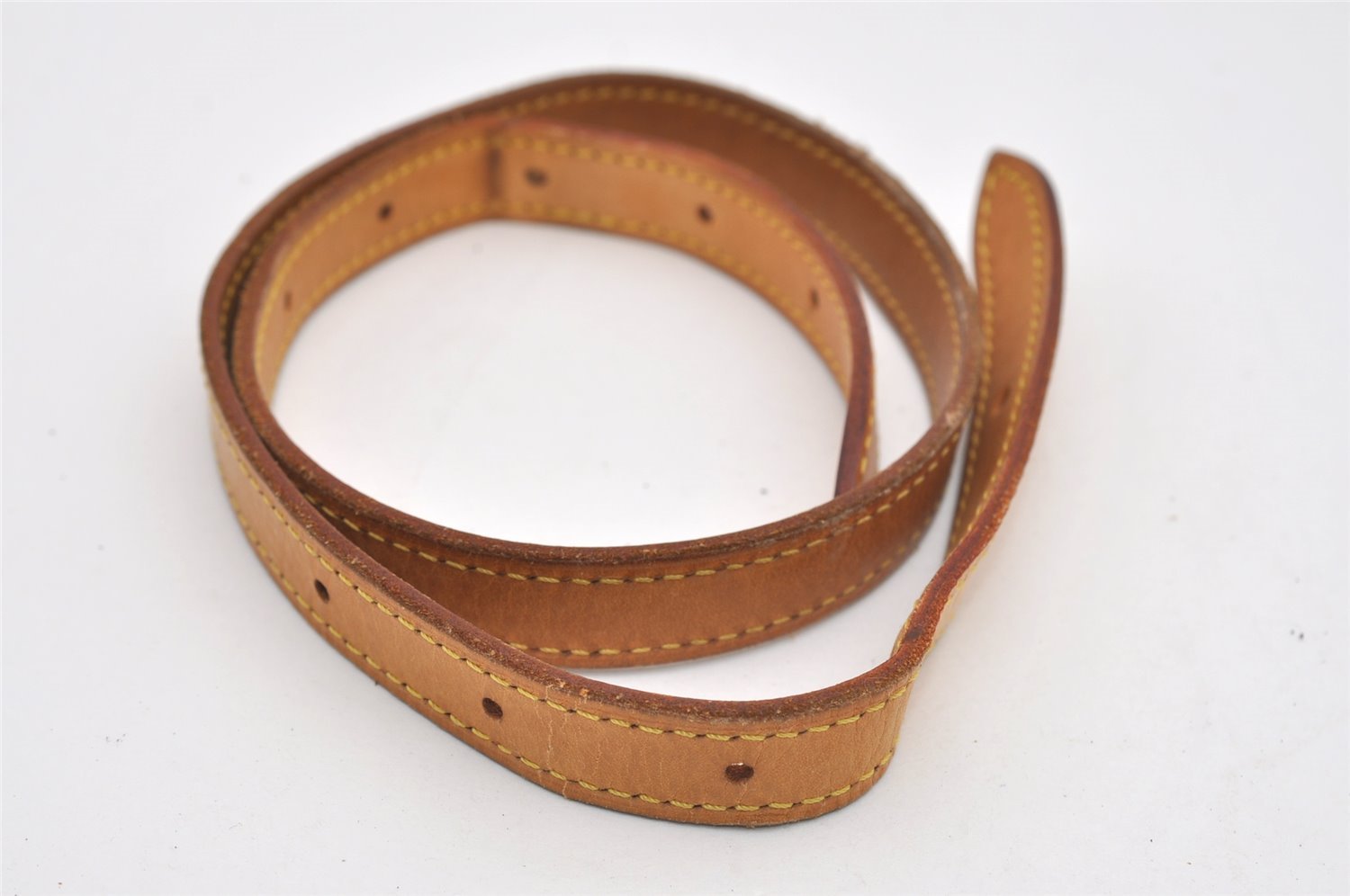 Authentic Louis Vuitton Leather Shoulder Strap For Bucket GM 31.9